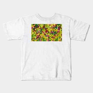 Multicolored Mosaic Pattern Kids T-Shirt